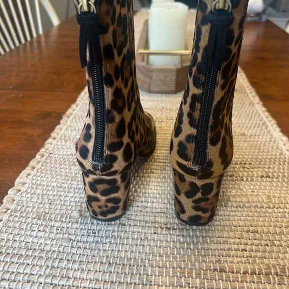 NWT J. Crew Haircalf Cheetah Ankle Boot - Picture 3 of 12